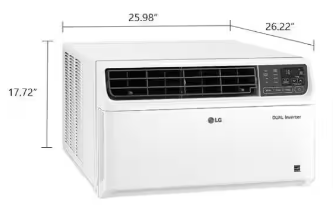 LG 23,500 BTU Dual Inverter Smart Window Air Conditioner - $440
