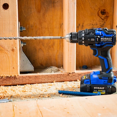 Kobalt XTR 1/2-in 24-volt-Amp Variable Speed Brushless Cordless Hammer Drill (Used) - $100