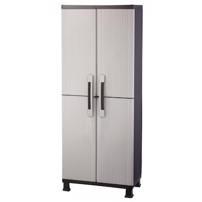 Keter Utility cabinet Plastic Freestanding Garage Cabinet in Gray - $90