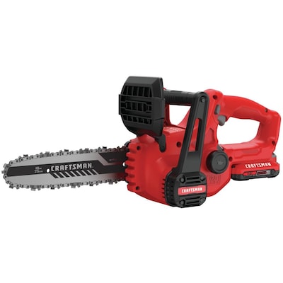 CRAFTSMAN V20 20-volt Max 10-in Battery 2 Ah Chainsaw (Battery and Charger Included) - $90