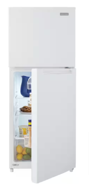 Magic Chef 10.1 cu. ft. Top Freezer Refrigerator in White (Slightly Dented) - $200