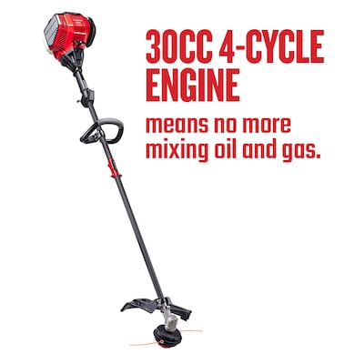 CRAFTSMAN WS4200 30-cc 4-cycle 17-in Straight Shaft Capable Gas String Trimmer - $165