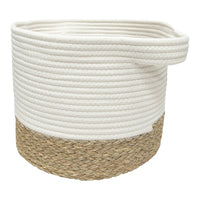 allen+roth Rope and Sea Grass 12”W x 9.5”H x 12”D - $10
