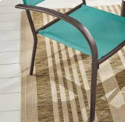 StyleWell Stationary Stackable Outdoor Patio Dining Chair, Haze Teal Blue 2-Pack - $45