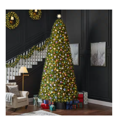 Home Accents Holiday 12 ft. Pre-Lit LED Wesley Pine Artificial Christmas Tree - $360