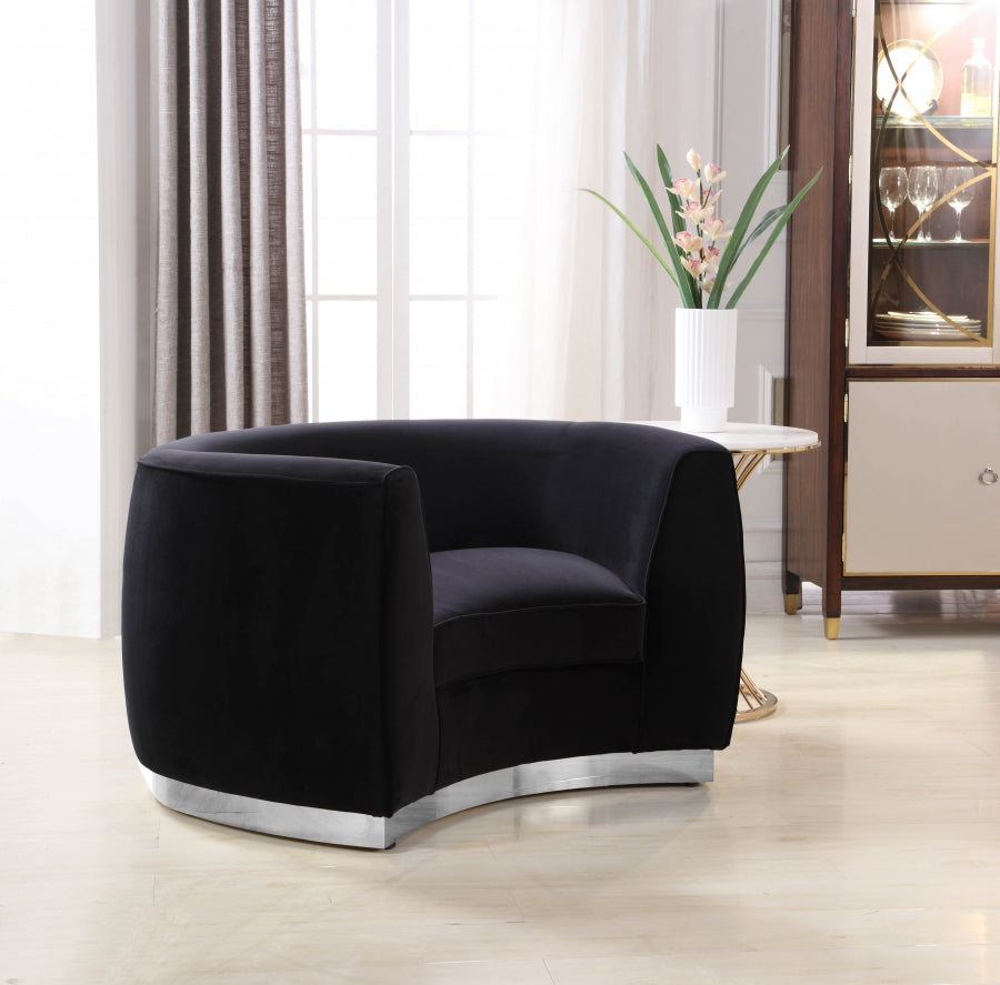 Julian Velvet Chair - $500