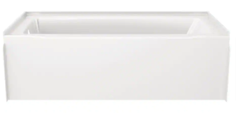 Delta Classic 500 60 in. x 30 in. Soaking Bathtub with Left Drain in High Gloss White - $205