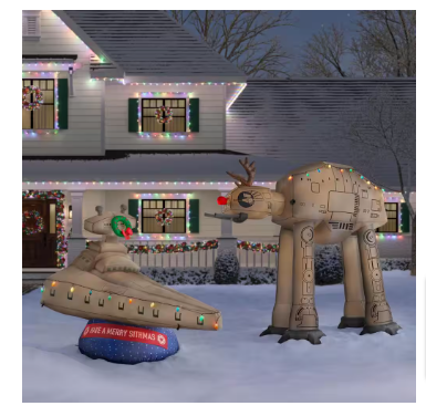 Star Wars 6 ft. LED Star Destroyer Inflatable - $150