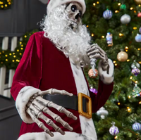 Home Accents Holiday 6 ft. Animated LED Skeleton Santa - $120