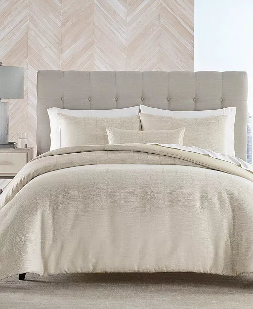Hatched Stripe 4-Pc. Comforter Set, King, Created for Macy's - $100
