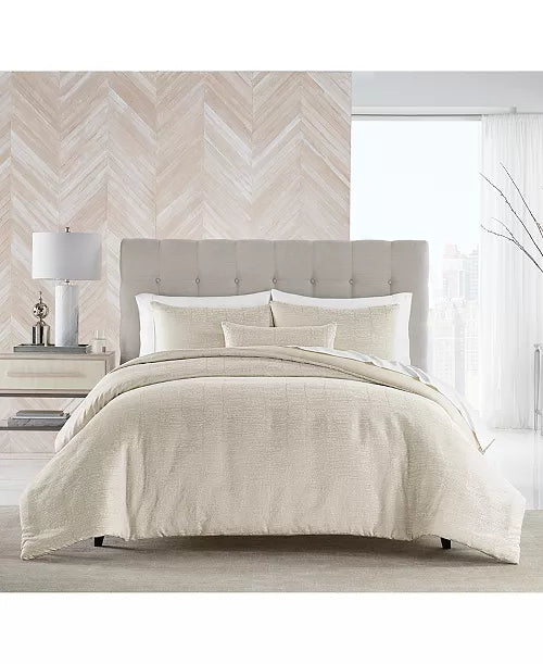 Hatched Stripe 4-Pc. Comforter Set, King, Created for Macy's - $100