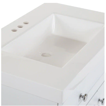 Everdean 31 in. W x 19 in. D x 34 in. H Single Sink Freestanding Bath Vanity - $210