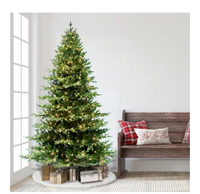 Puleo International 9 ft. Pre-Lit Balsam Fir Artificial Christmas Tree - $430