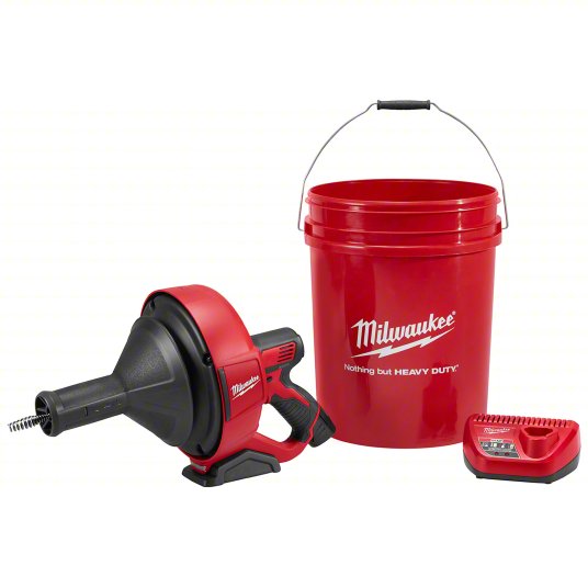 Milwaukee M12 12-V Lithium-Ion Cordless Drain Snake Auger - $200