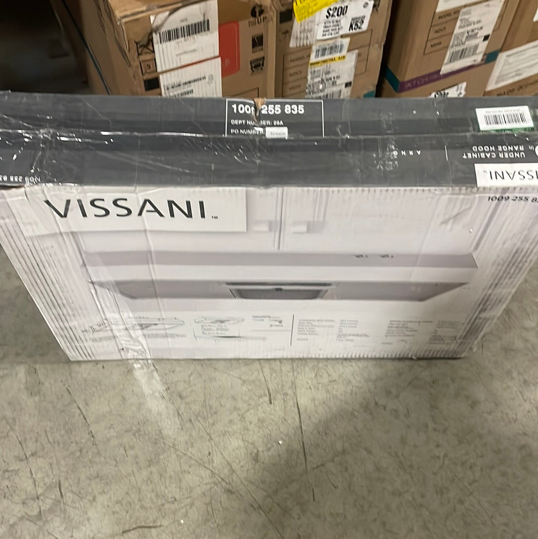 Vissani Arno 30 in. 240 CFM Convertible Under Cabinet Range Hood in White - $60