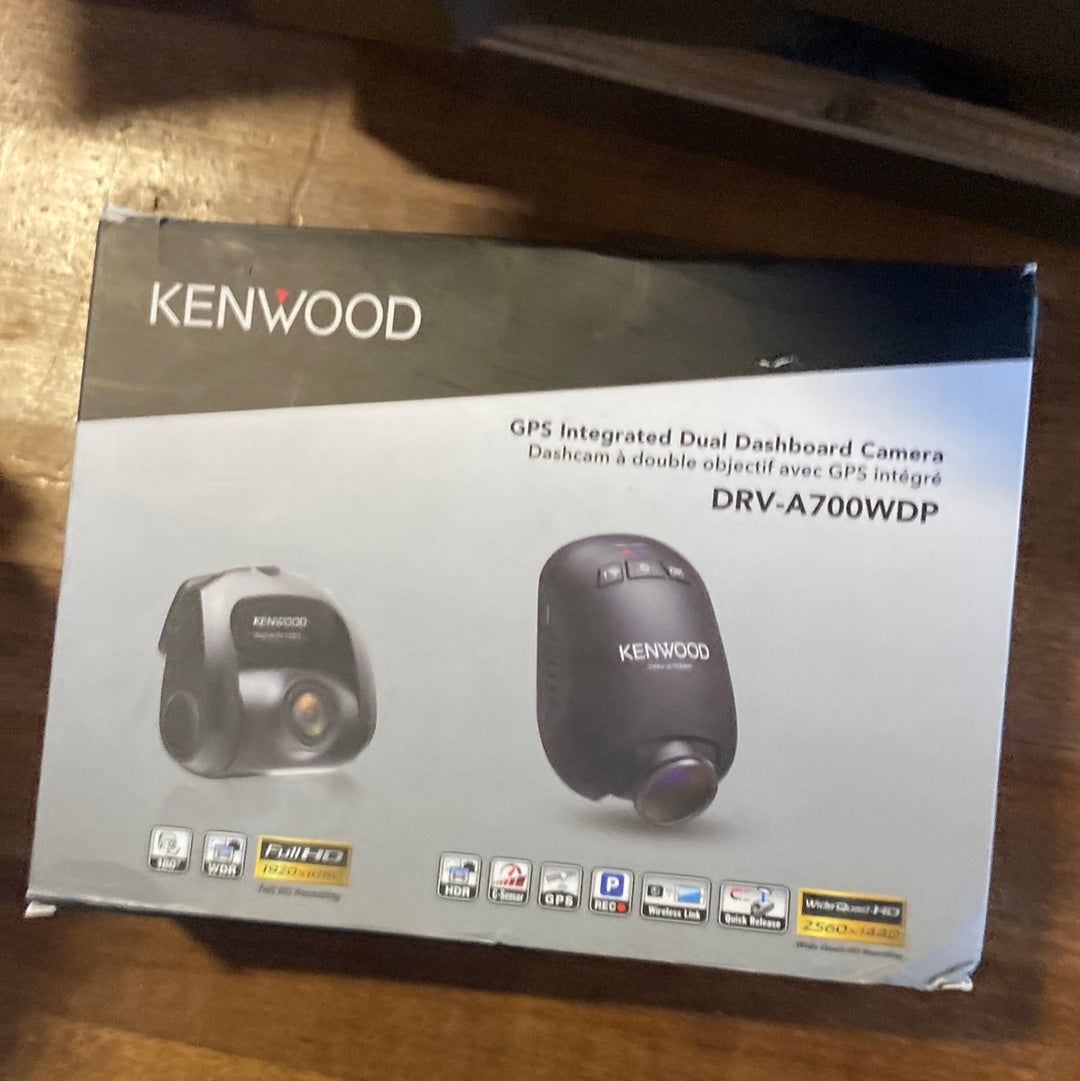 Kenwood DRV-A700WDP Compact HD Dash Cam - $180