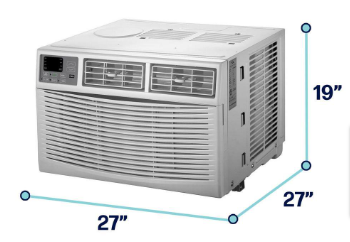 Arctic Wind 24001 BTU Electronic 230-Volt Plug Window Air Conditioner in White - $500