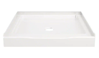 Delta Classic 500 32 in. L x 32 in. W Alcove Shower Pan Base with Center Drain - $125