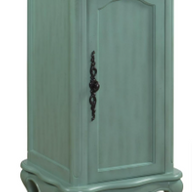 Provence 18 in. W x 16 in. D x 34 in. H Floor Cabinet in Vintage Turquoise - $115