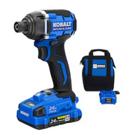 Kobalt Next-Gen 24-volt Max 1/4-in Variable Speed Brushless Cordless Impact Driver - $75