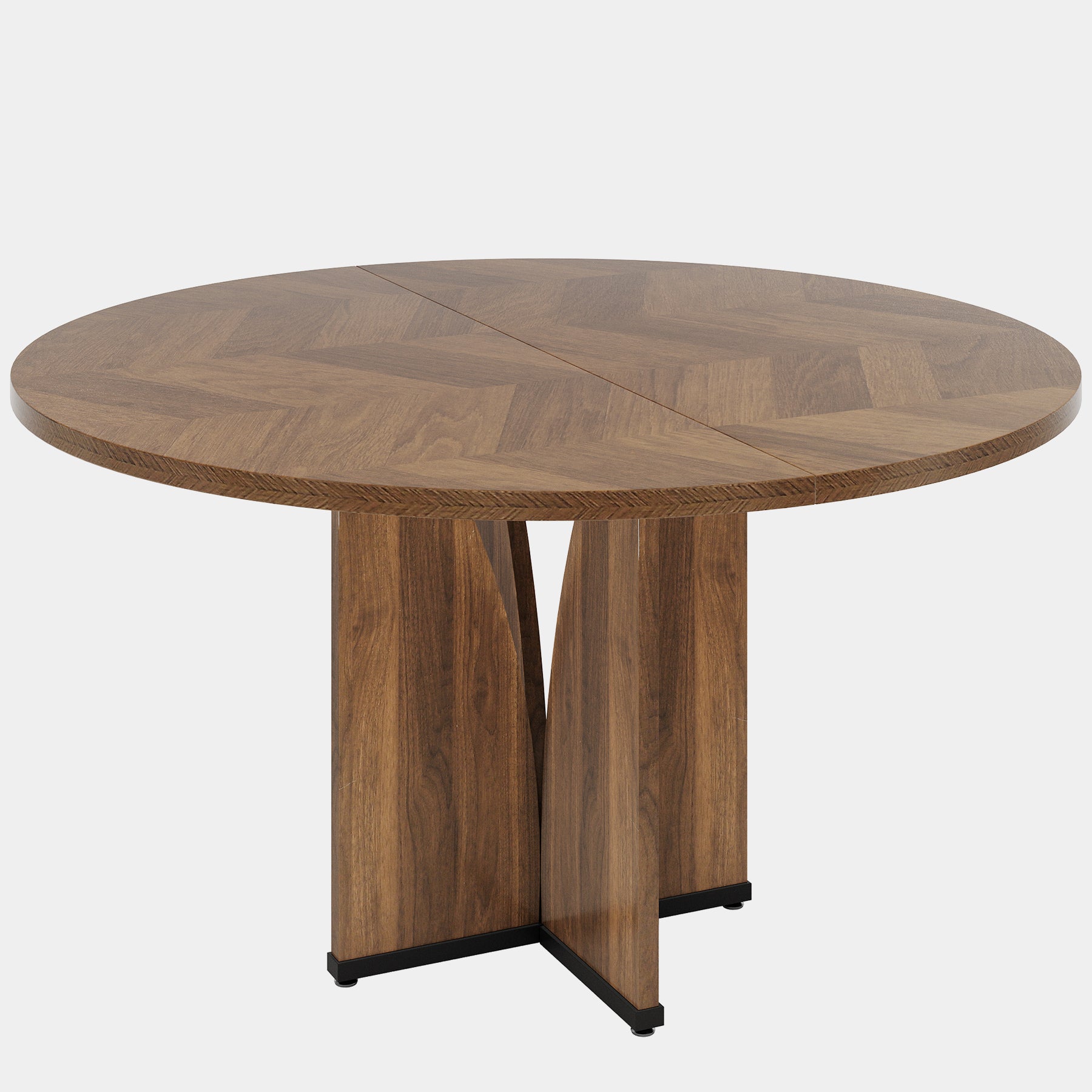 39" Wood Dining Table, Farmhouse Kitchen Table for 4 People - $115