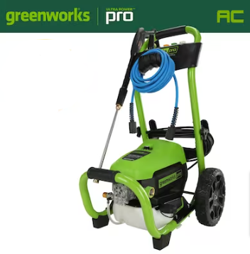Greenworks Pro 2300 PSI 1.2-GPM Cold Water Electric Pressure Washer - $210