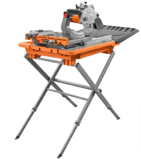 RIDGID 12 Amp 8 in. Blade Corded Wet Tile Saw with Extended Rip (Used) - $290