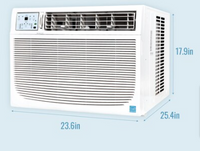 Keystone 1000-sq ft Window Air Conditioner with Remote (230-Volt; 18000-BTU) - $330