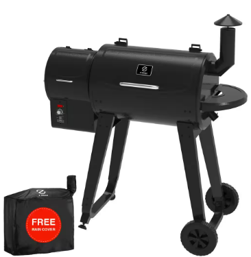 Z GRILLS 459 sq. in. Pellet Grill and Smoker in Black - $240