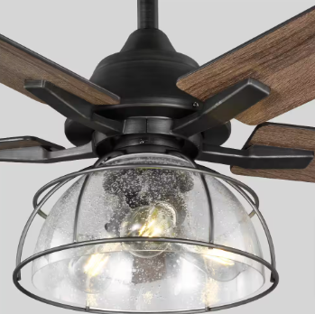 Home Decorators Collection Casun 52 in. LED Indoor Aged Iron Ceiling Fan - $115