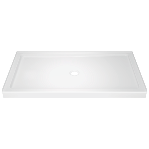 Delta Classic 400 60 in. L x 32 in. W Alcove Shower Pan Base with Center Drain- $140