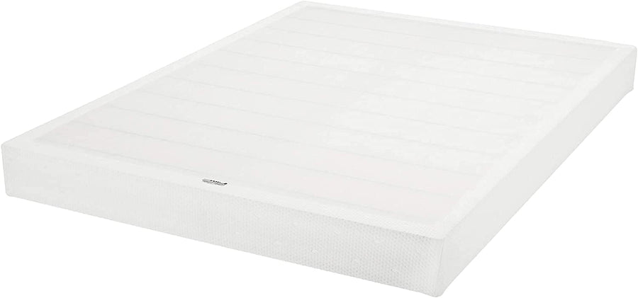 Amazon Basics Smart Box Spring Bed Base, 9-Inch Mattress Foundation, King, White - $105