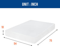 10 inch Gel Memory Foam Mattress for Cool Sleep & Pressure Relief - $90