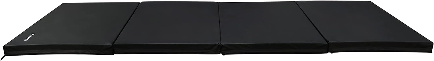 Signature Fitness All Purpose 4'x10'x3" Extra Thick Gym Folding Exercise Mats - $175