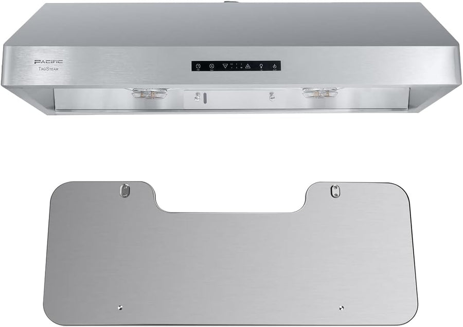 Pacific Trusteam Under Cabinet Hood SC8830BS Bundle with Pacific Deflector Board - $545