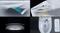 ALPHA BIDET UX Pearl Bidet Toilet Seat in Elongated White - $300