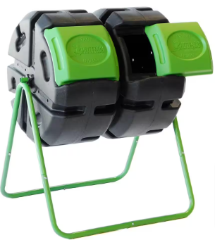 FCMP Outdoor 37 Gal. Dual Body Tumbling Composter - $95