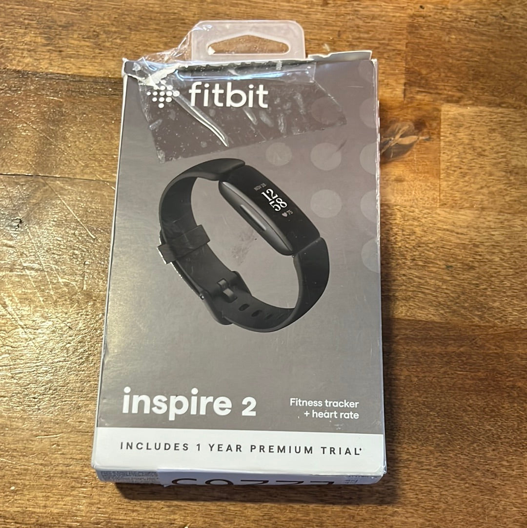 Fitbit Inspire 2 Health & Fitness Tracker, Black/Black (S & L Bands Included) - $50