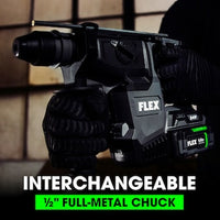 FLEX 24-volt 1-in Sds-plus Variable Speed Cordless Rotary Hammer Drill (Bare Tool) - $180