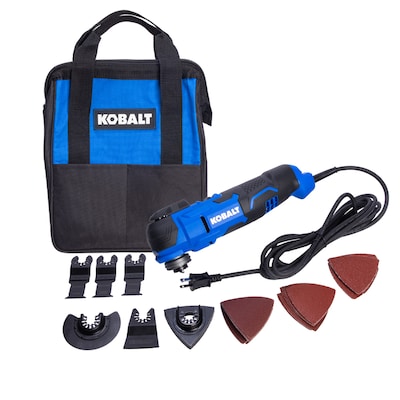 Kobalt Corded 4-Amp Variable Speed 28-Piece Oscillating Multi-Tool Kit w/ Soft Case - $55