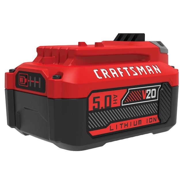 CRAFTSMAN V20 20-V Lithium-ion Battery (5 Ah) (Charger Included) - $85