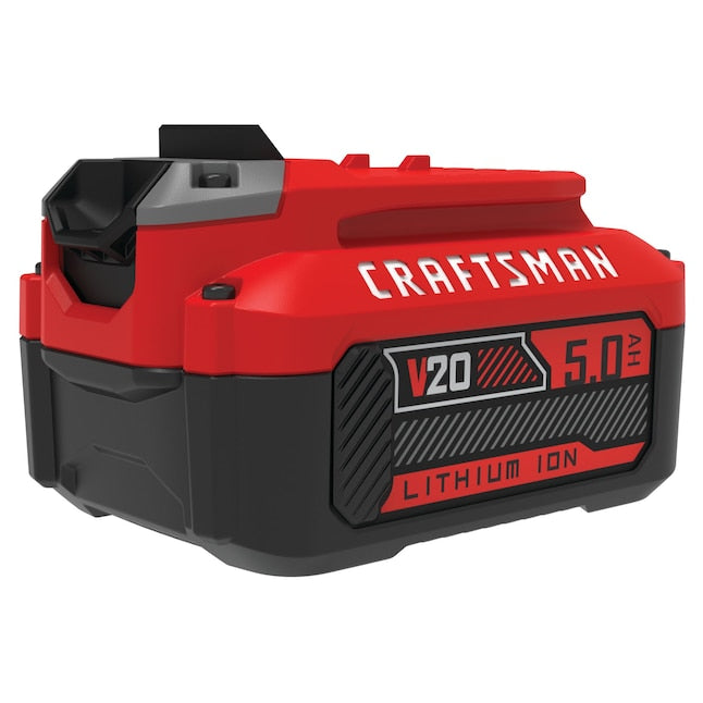 CRAFTSMAN V20 20-V Lithium-ion Battery (5 Ah) (Charger Included) - $85