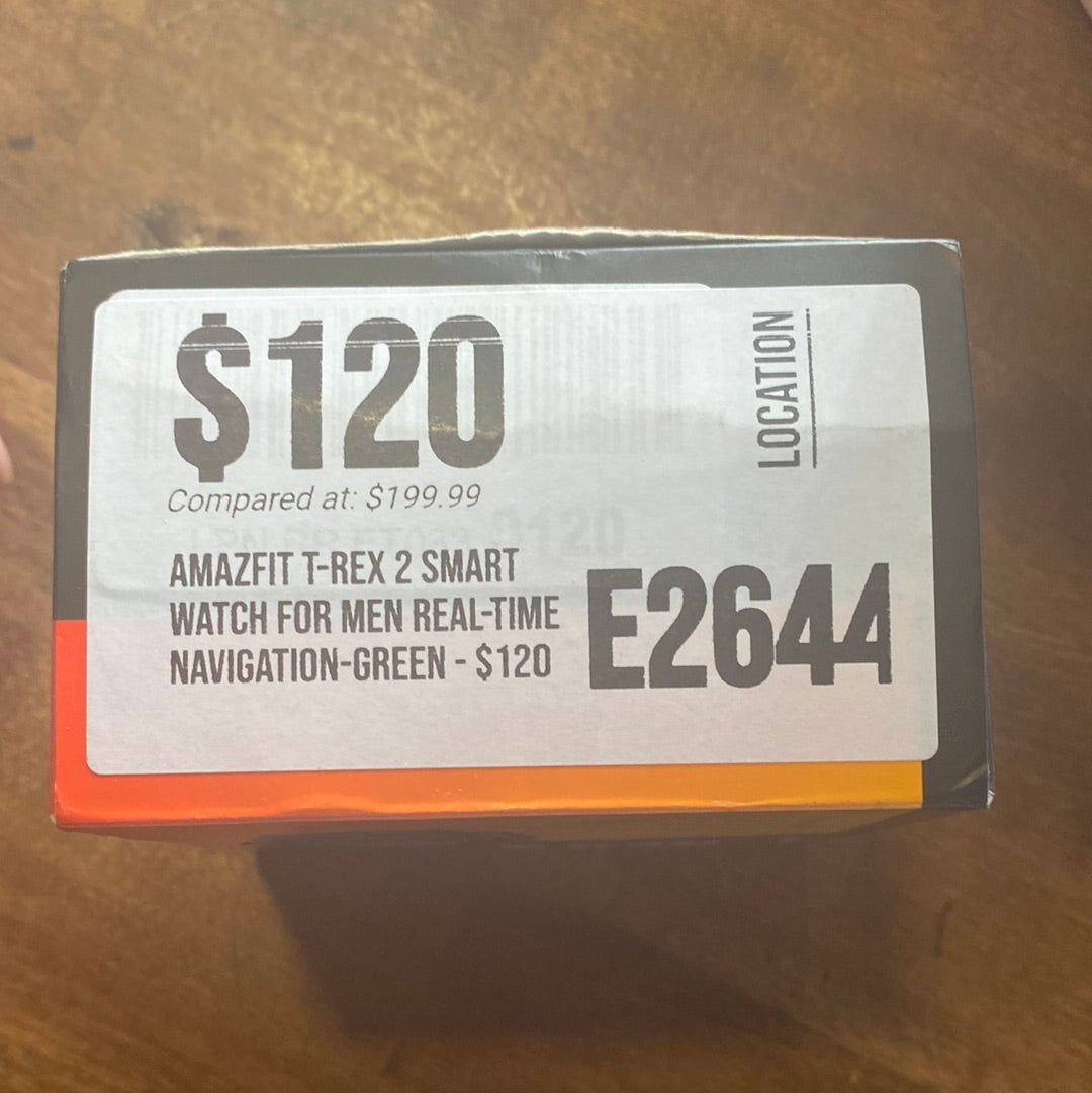 Amazfit T-Rex 2 Smart Watch for Men Real-time Navigation-Green - $120