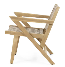 Noble House Pecor Wicker Outdoor Lounge Chair (4-Pack) - $225