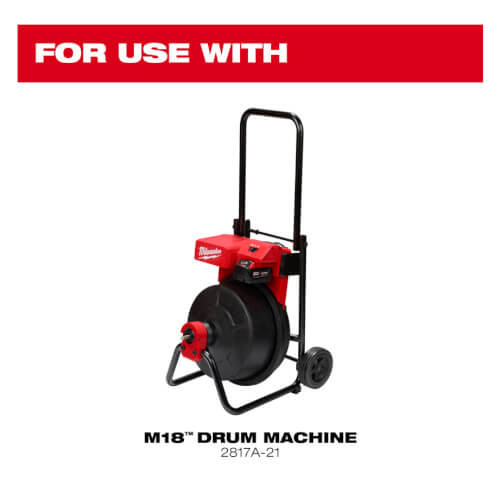 M18 18-Volt Lithium-Ion Cordless Drain Cleaning Drum Machine (Drum Only with Anchor Cable) - $100