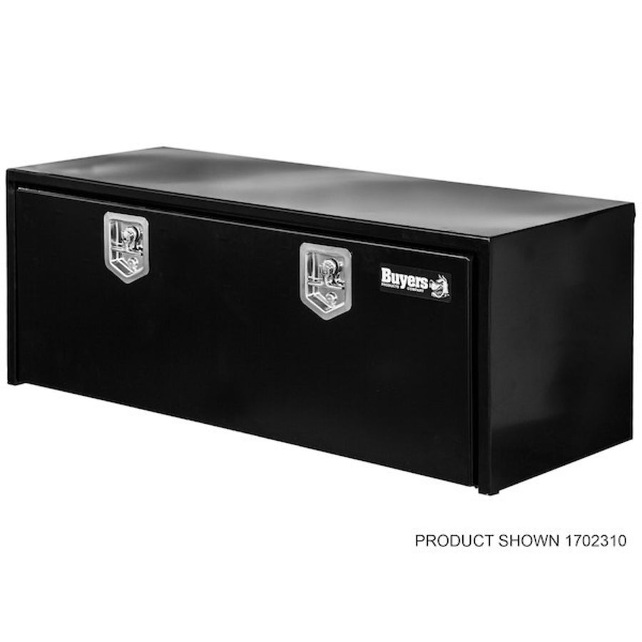 Underbody Truck Box, Width 48 in, Material Carbon Steel, Color Finish Glossy Black - $285
