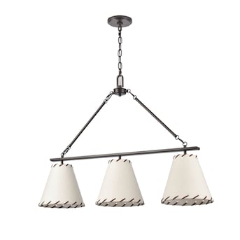 allen + roth Sevierville 3-Light Bronze Rustic Dry rated Chandelier - $125