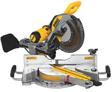 DEWALT 15 Amp Corded 12 in. Double Bevel Sliding Compound Miter Saw - $310