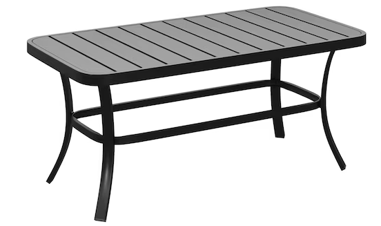 Style Selections Pelham Bay Rectangle Outdoor Coffee Table - $65