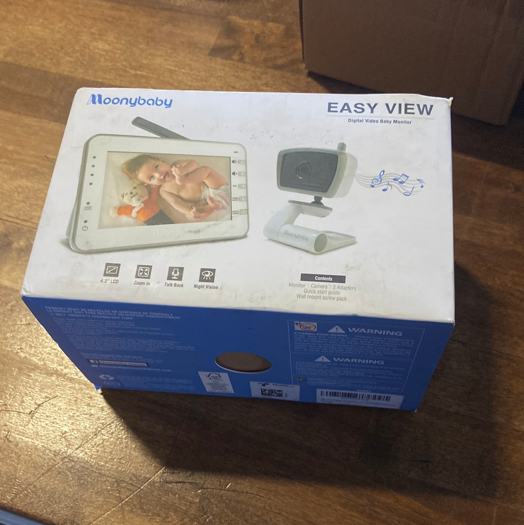 MoonyBaby 4.3 Inches LCD Video Baby Monitor - $60